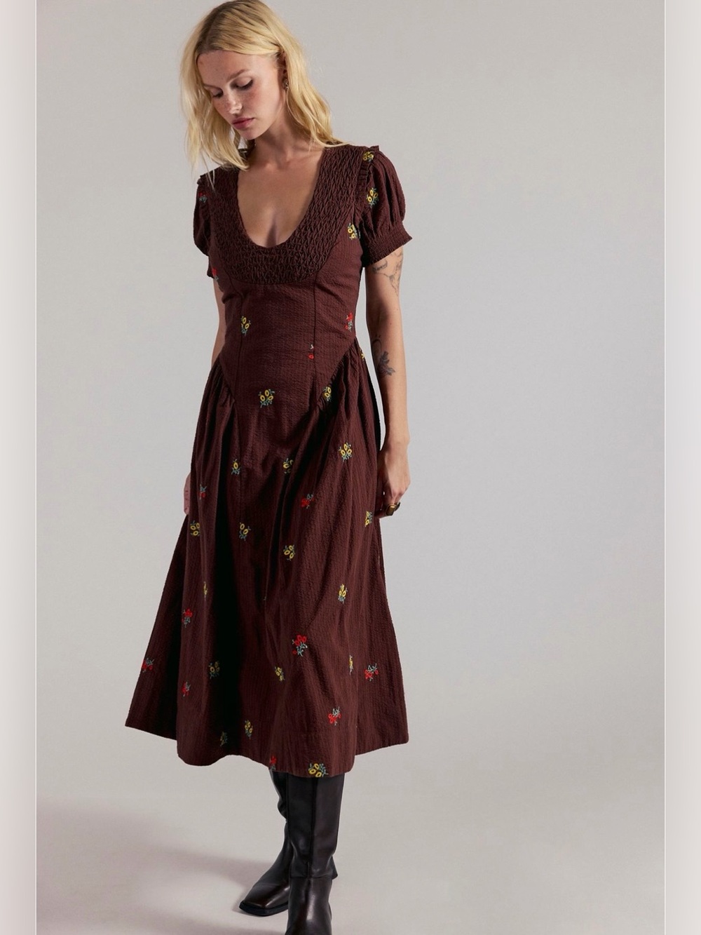 Free People Maisie Midi Dress